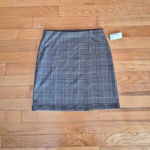 Twik Plaid Mini Skirt
